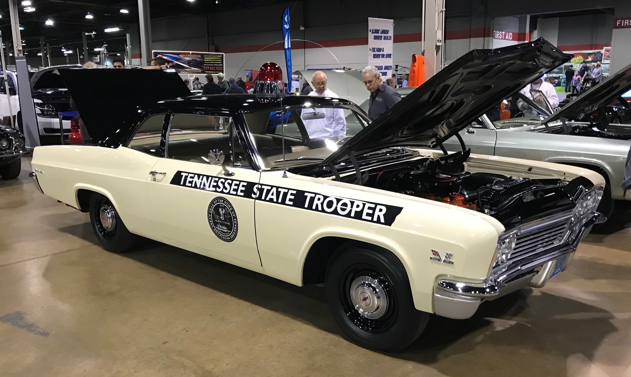 1966 Chevrolet Biscayne Coupe used by Tennessee Highway Patrol