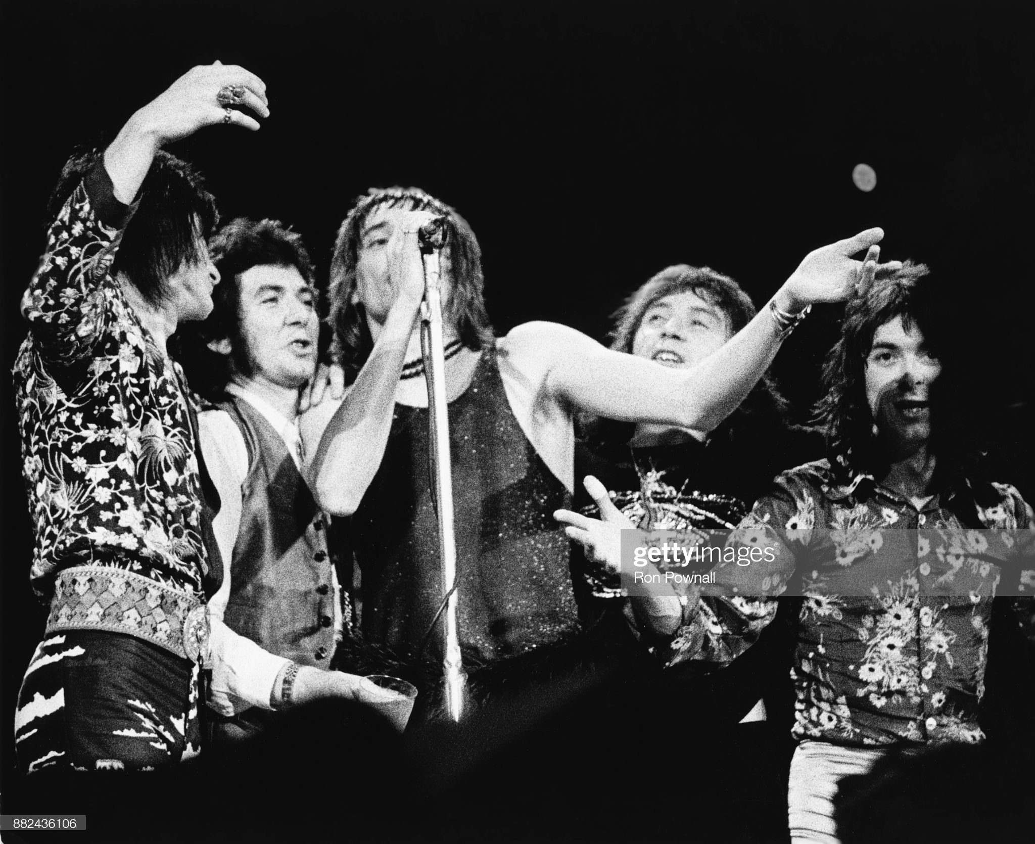 Faces perform at Boston Garden in May 1973