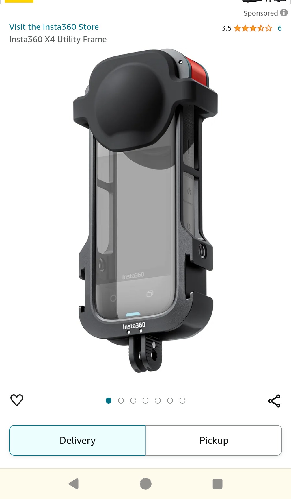 Insta360 ONE X ulanziフレーム付き Ulanzi frame cage for Insta360 One X
