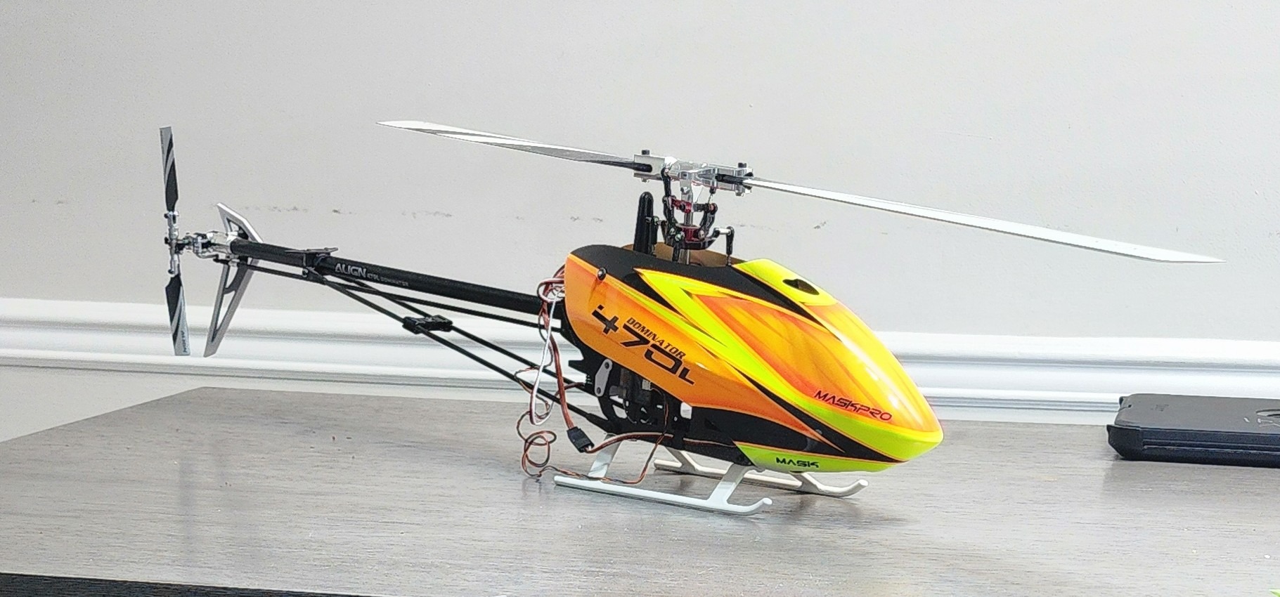 My Trex600N with newly painted canopy