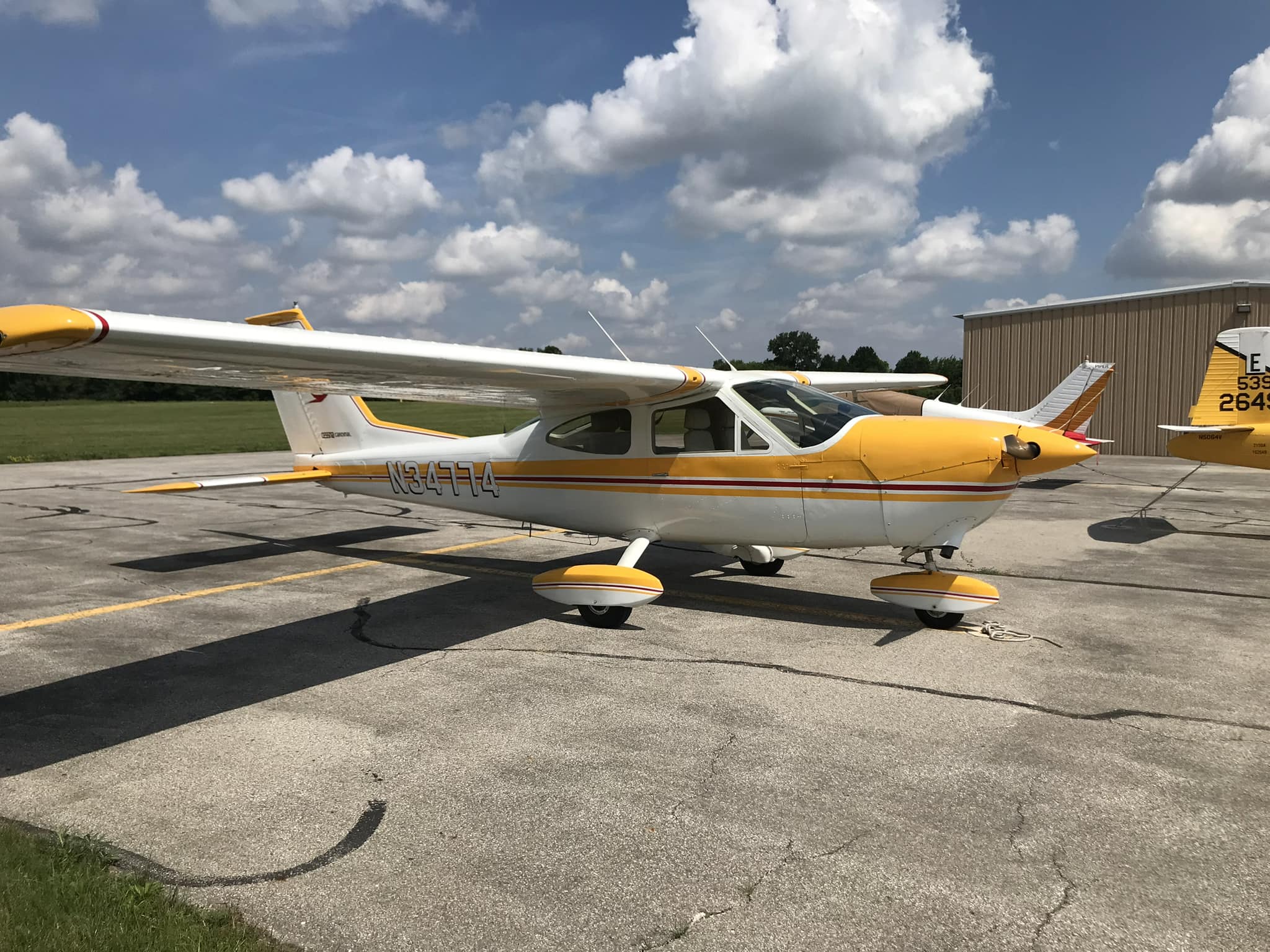 Cessna 177B Cardinal model with aftermarket details