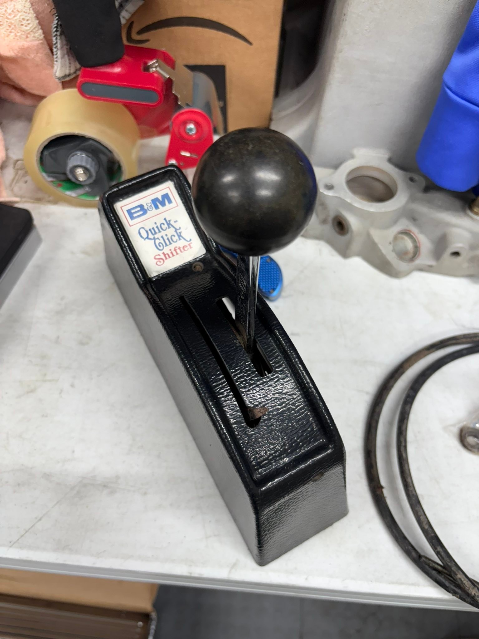 B&M Black Automatic Gated Shifter Z-Gate Universal Fit For 3 Speed Transmissions
