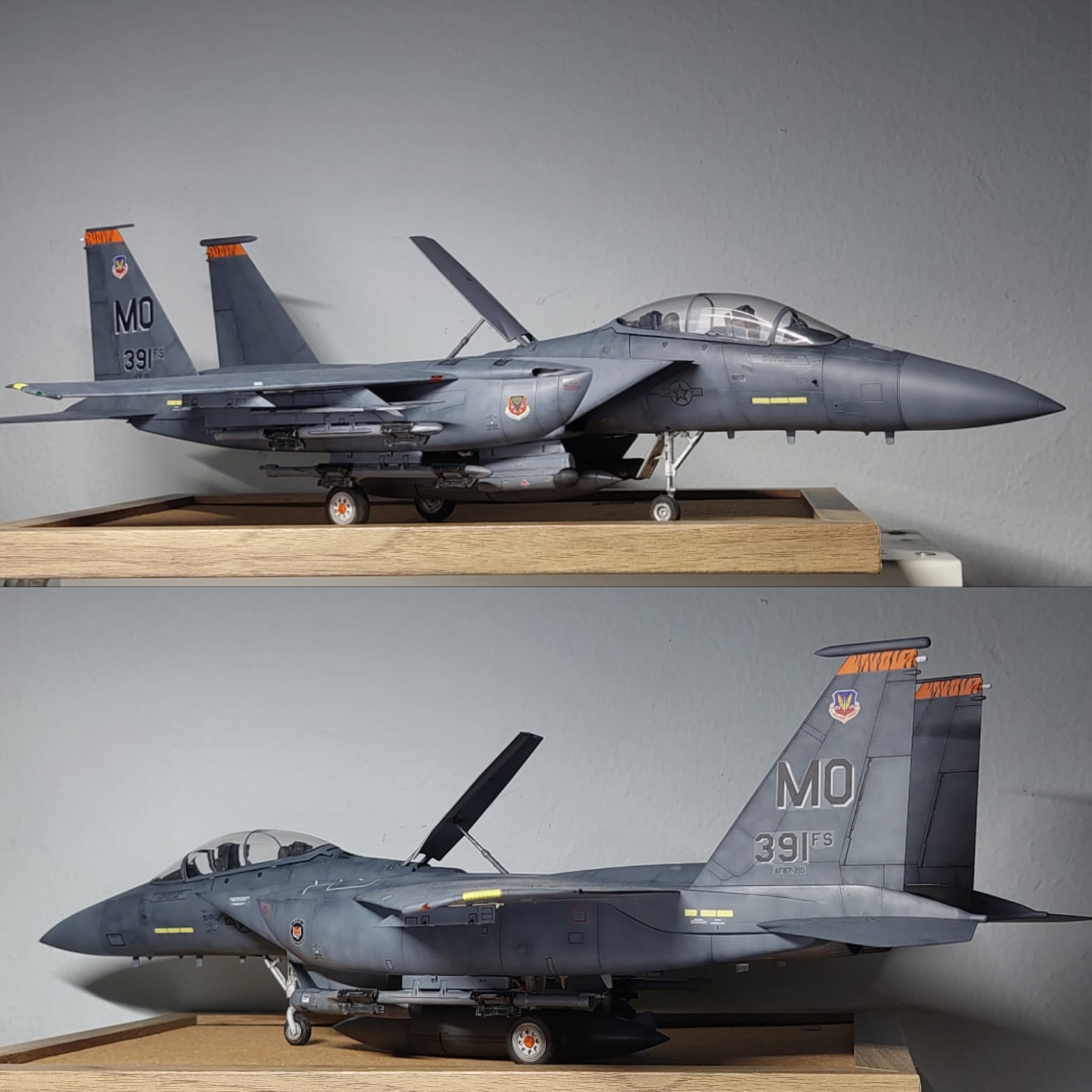 F-15E Strike Eagle 1/48 scale model completion