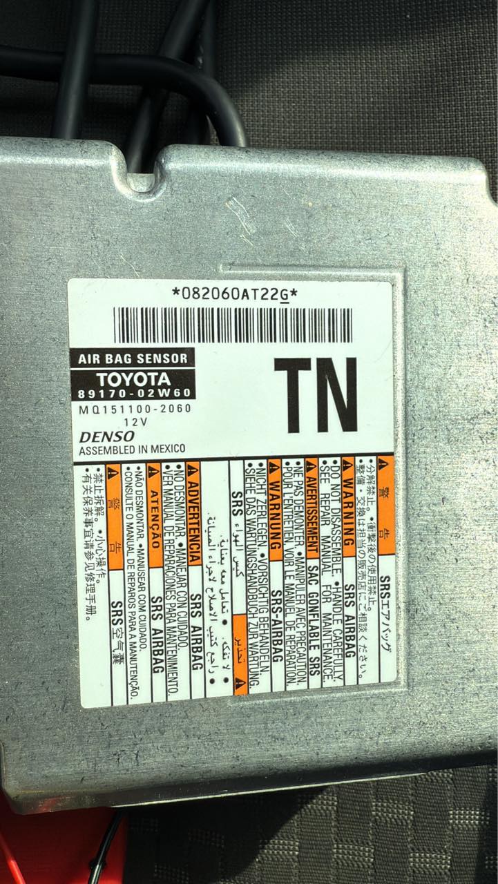 SRS Module Reset Service For Toyota Camry – Clear Crash Data & Restore Airbag Module