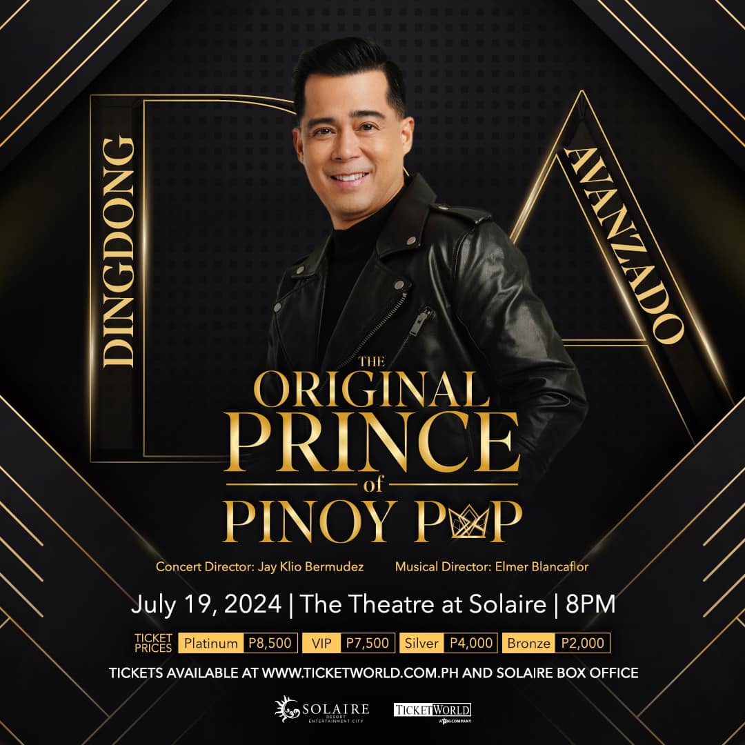 The Original Prince of Pinoy Pop, Mr. Dingdong Avanzado, is set to 