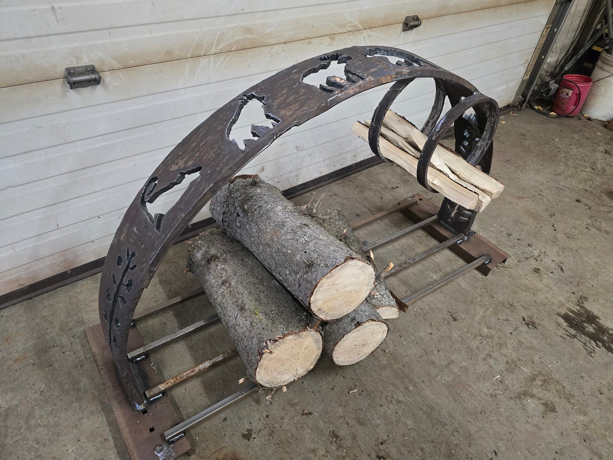 Repurposed Alaska Pipeline Art