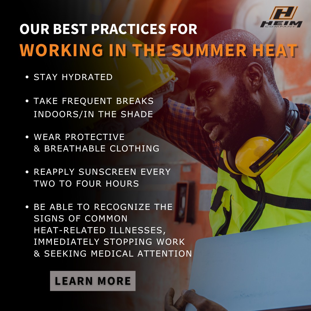 As temperatures continue rising,... - Edwin L. Heim Company