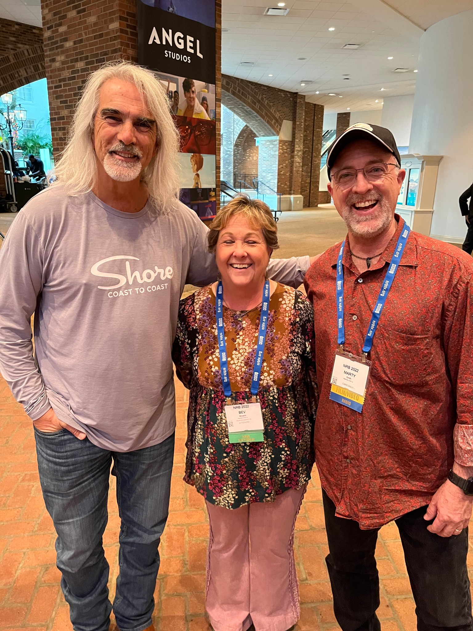 Marty - At the NRB in Nashville and who do I see? Guy Penrod and Bev ...