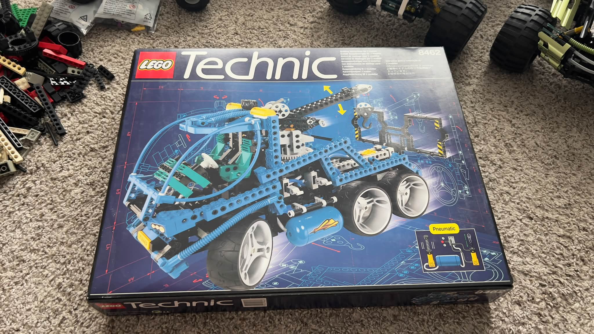 LEGO Technic 8462 set from 1998 showcases design excellence