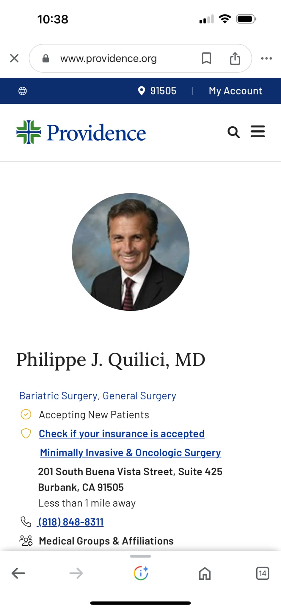 Minimally invasive bariatric surgery at St. Joseph's Health