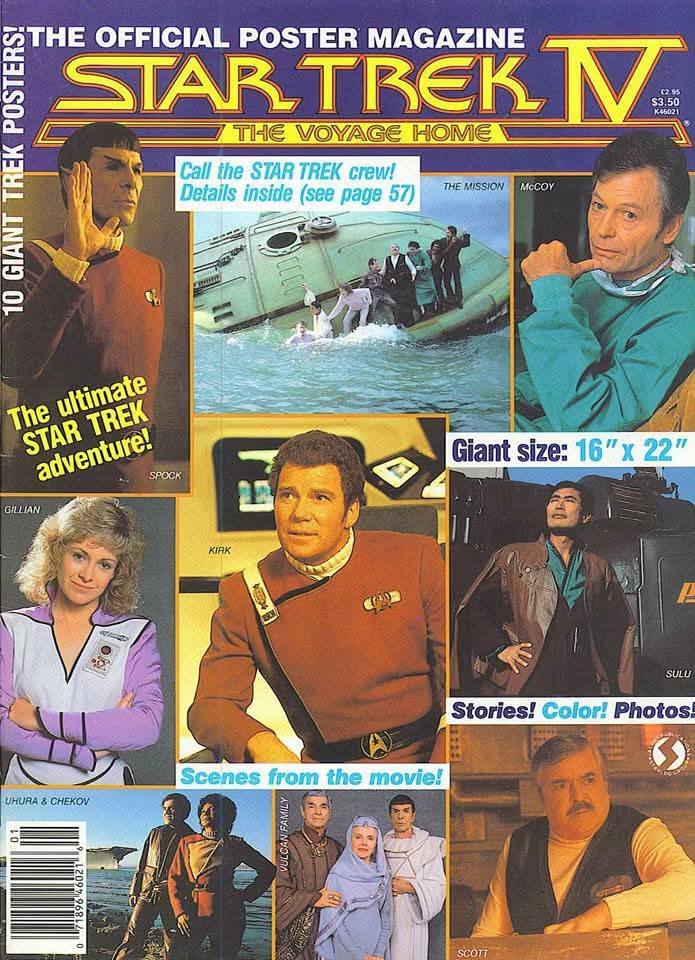 Vintage Star Trek Giant Poster Book Voyage One is a blue special