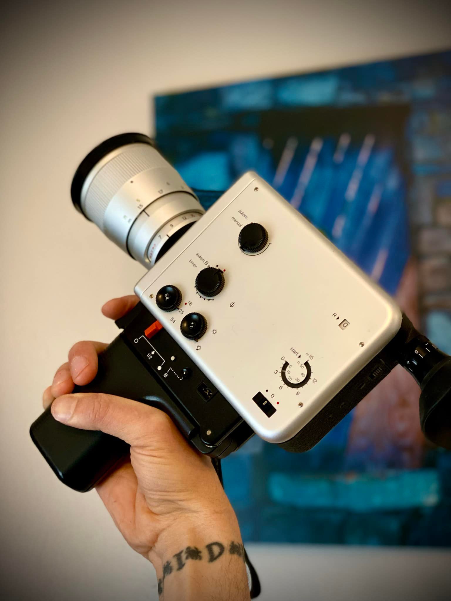 I just bought my first super 8 camera which is a Nizo 4056, and