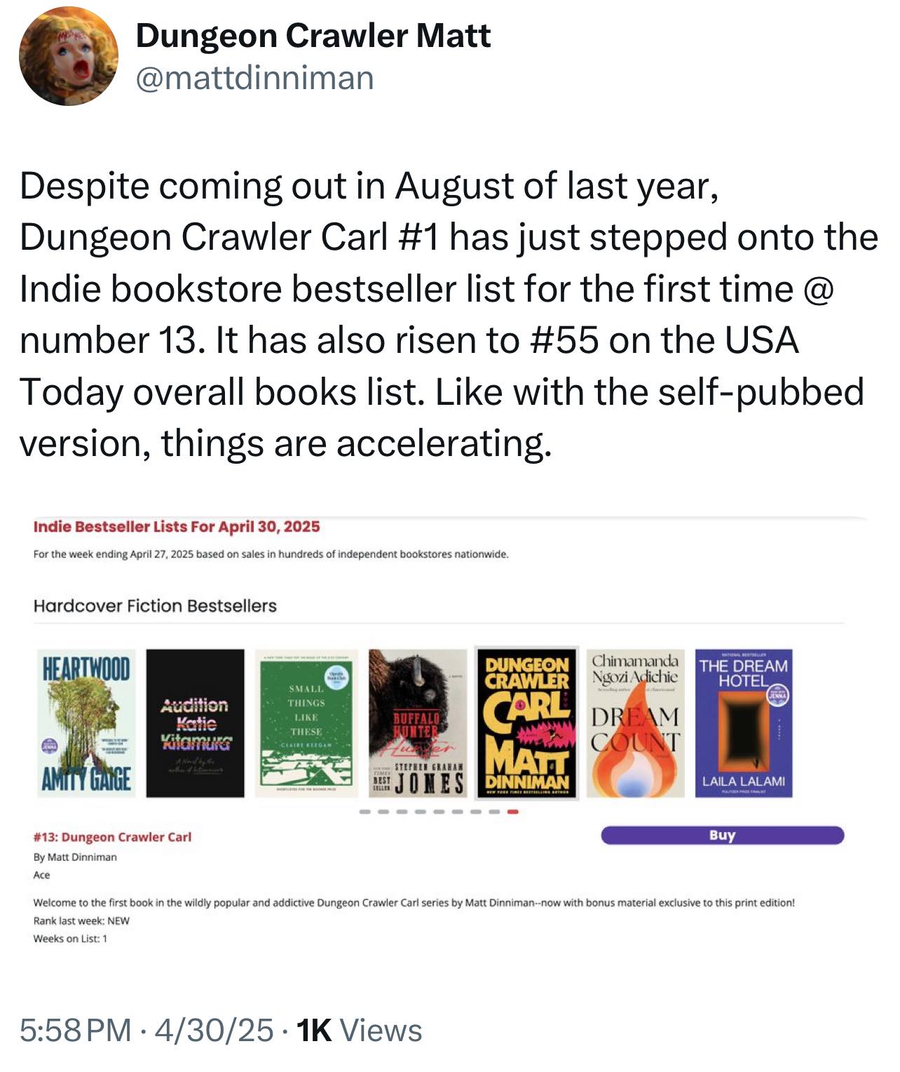 LitRPG Books | Incase you’re interested, Dungeon Crawler Carl Book 8: A ...