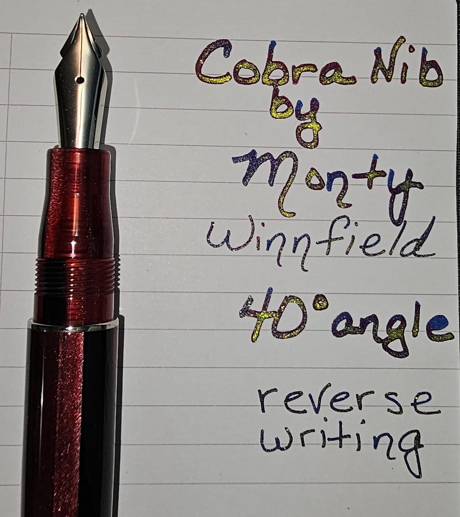 Monty Winnfield's Fountain Pen Nibs and Artistry