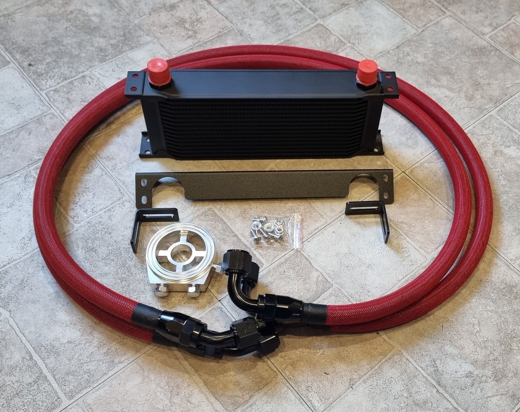 The Blitz Racing BR Oil Cooler is a high-performance cooling
