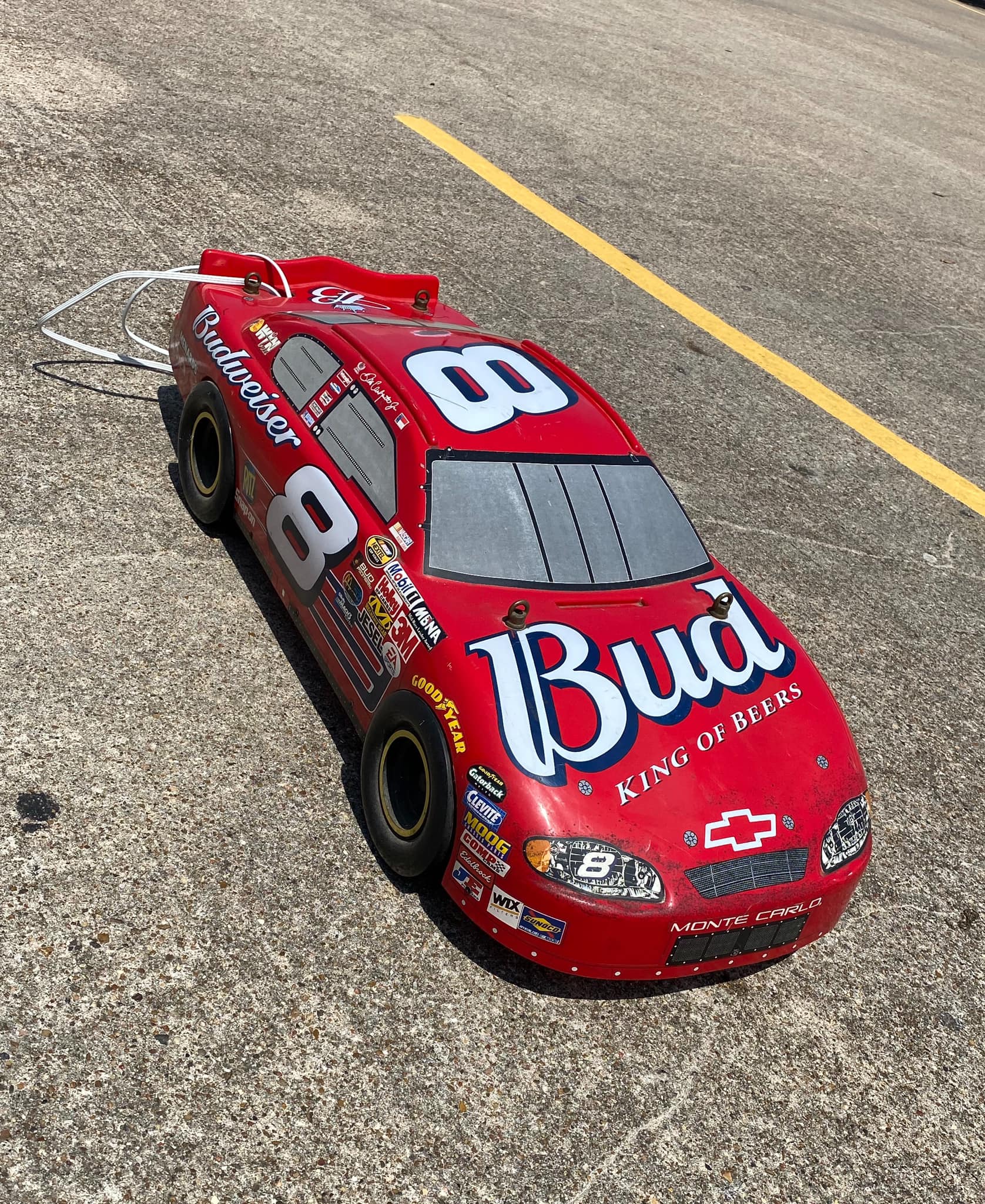 Unique Thrift Store Find: Budweiser NASCAR Pool Table Light