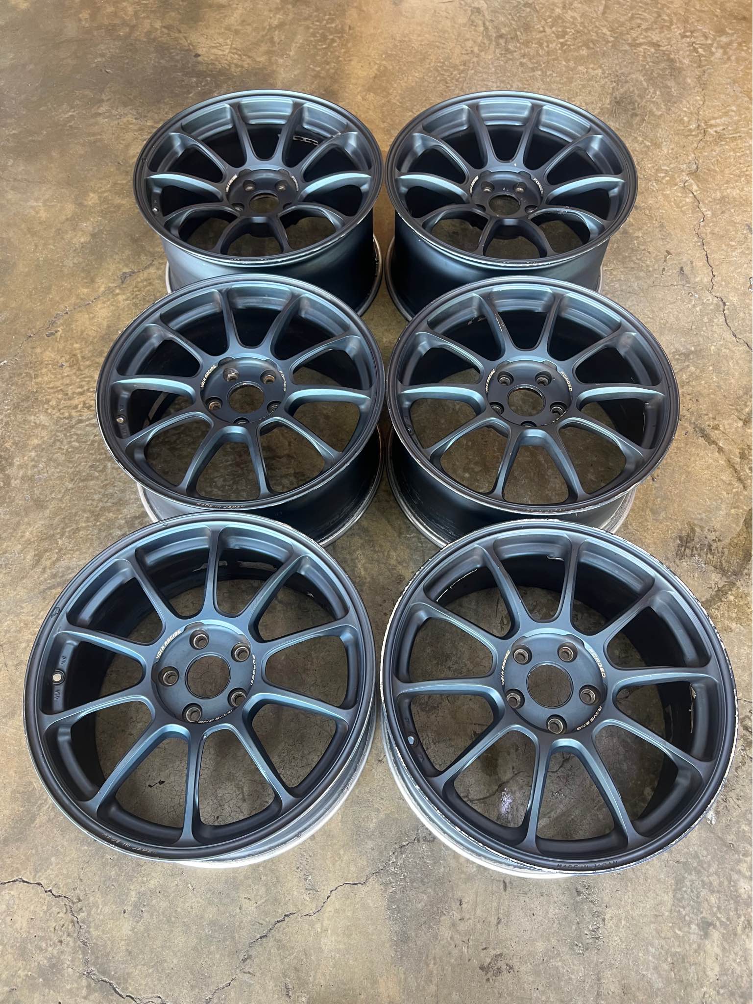 Original Rays Volk Racing ZE40 18inch Used Rim For Sale Made in 