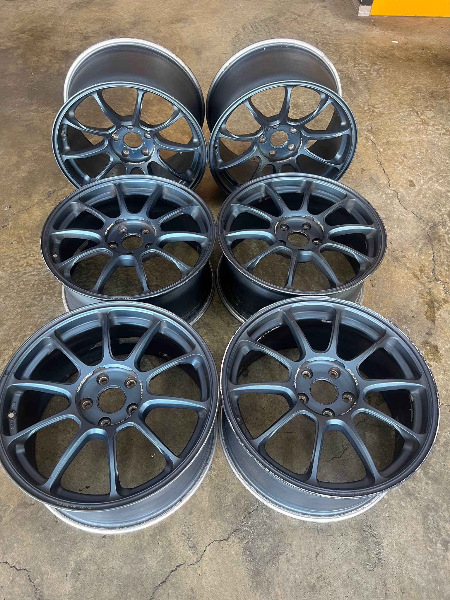 Original Rays Volk Racing ZE40 18inch Used Rim For Sale Made in 
