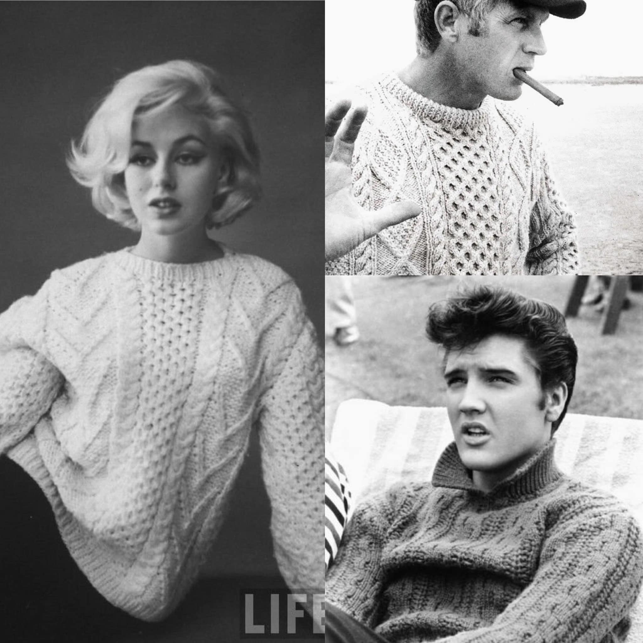 Fisherman knit sweater 1950-1960
