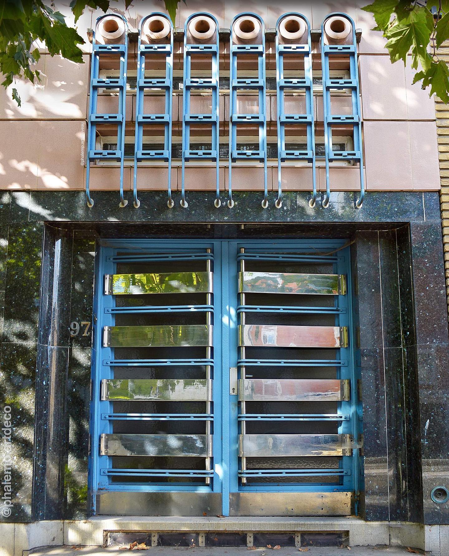 Deux maisons Art Déco à Avelgem (Flandre occidentale, Belgique) À