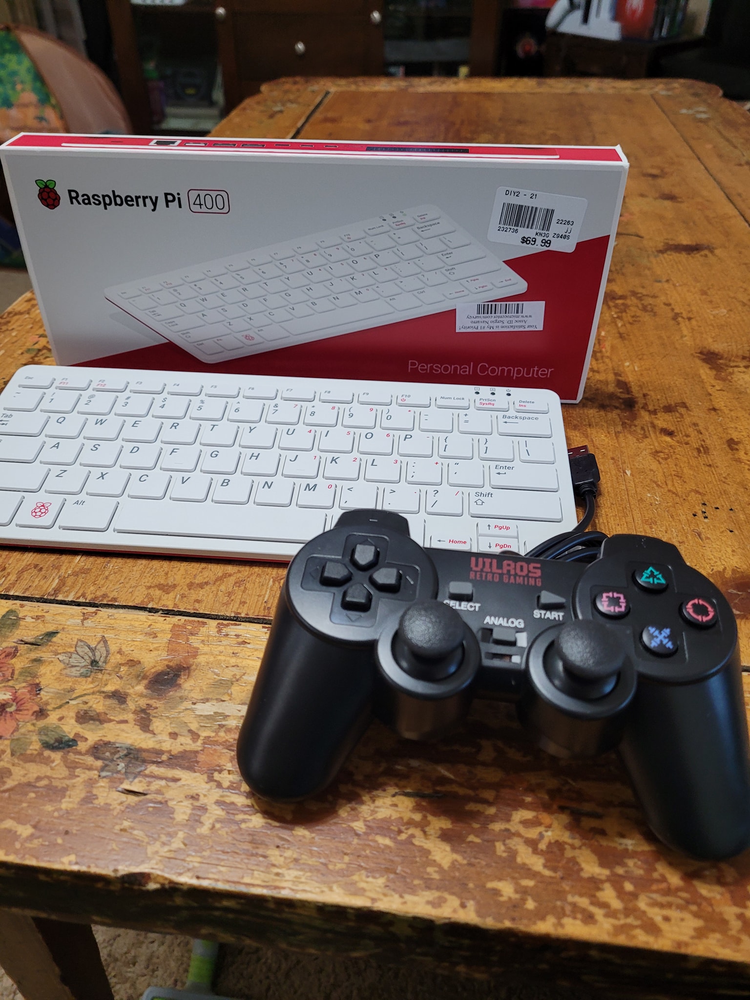 My keypad and mouse setup came today.