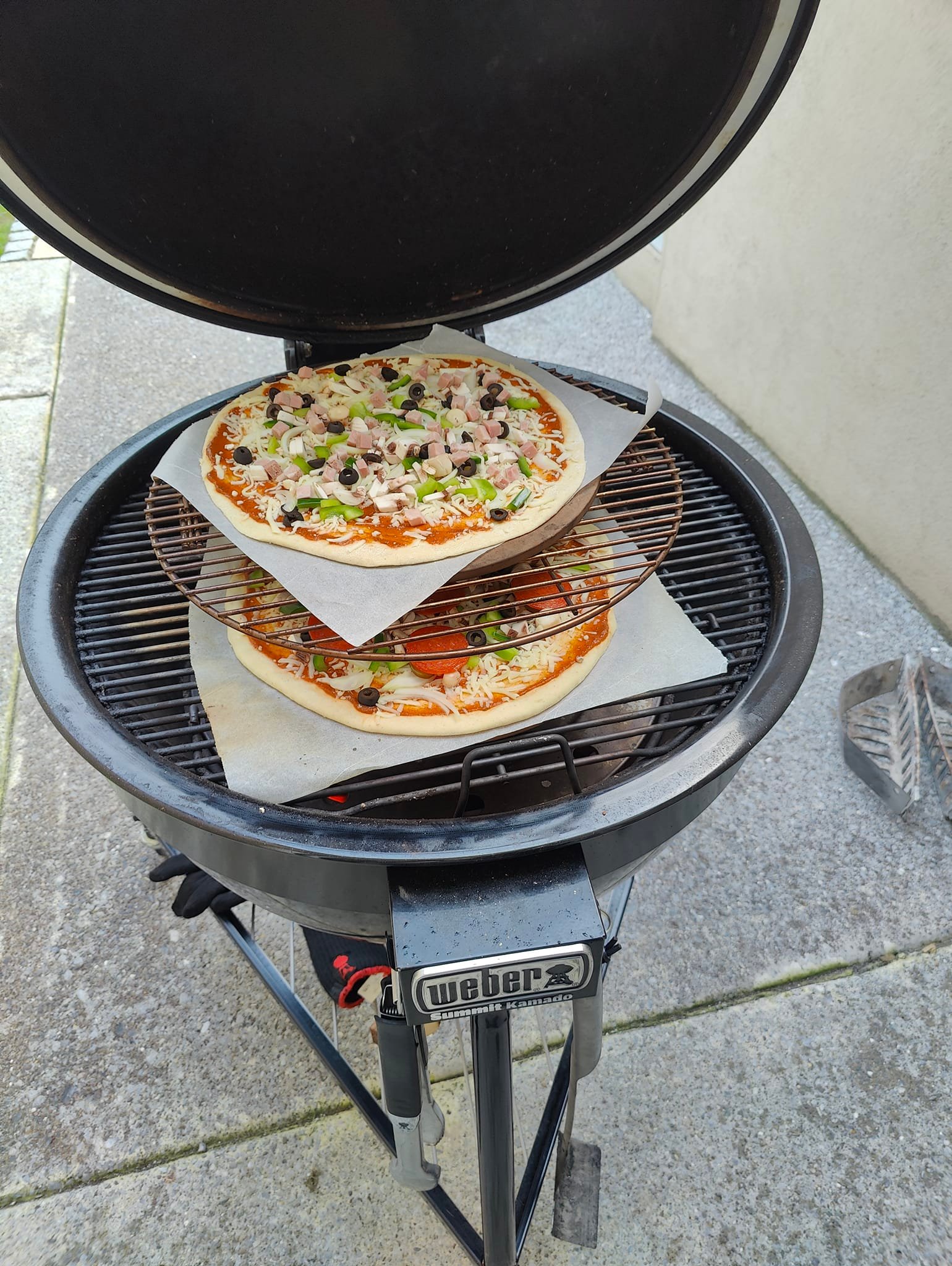 Deflettore Di Calore In Pietra Per Pizza Per Kamado – Diametro 44,5 Cm, Compatibile Con Big Green Egg Large