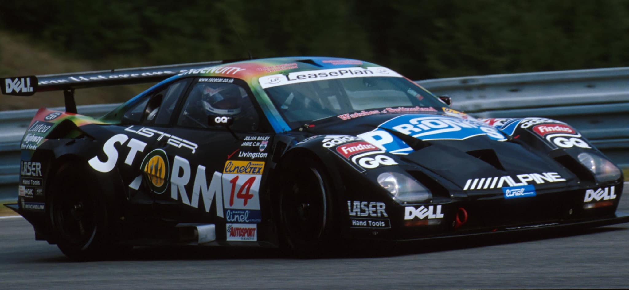 2000 FIA Gt, Lister Storm factory cars. 14. Bailey /JCW. 15. Favre