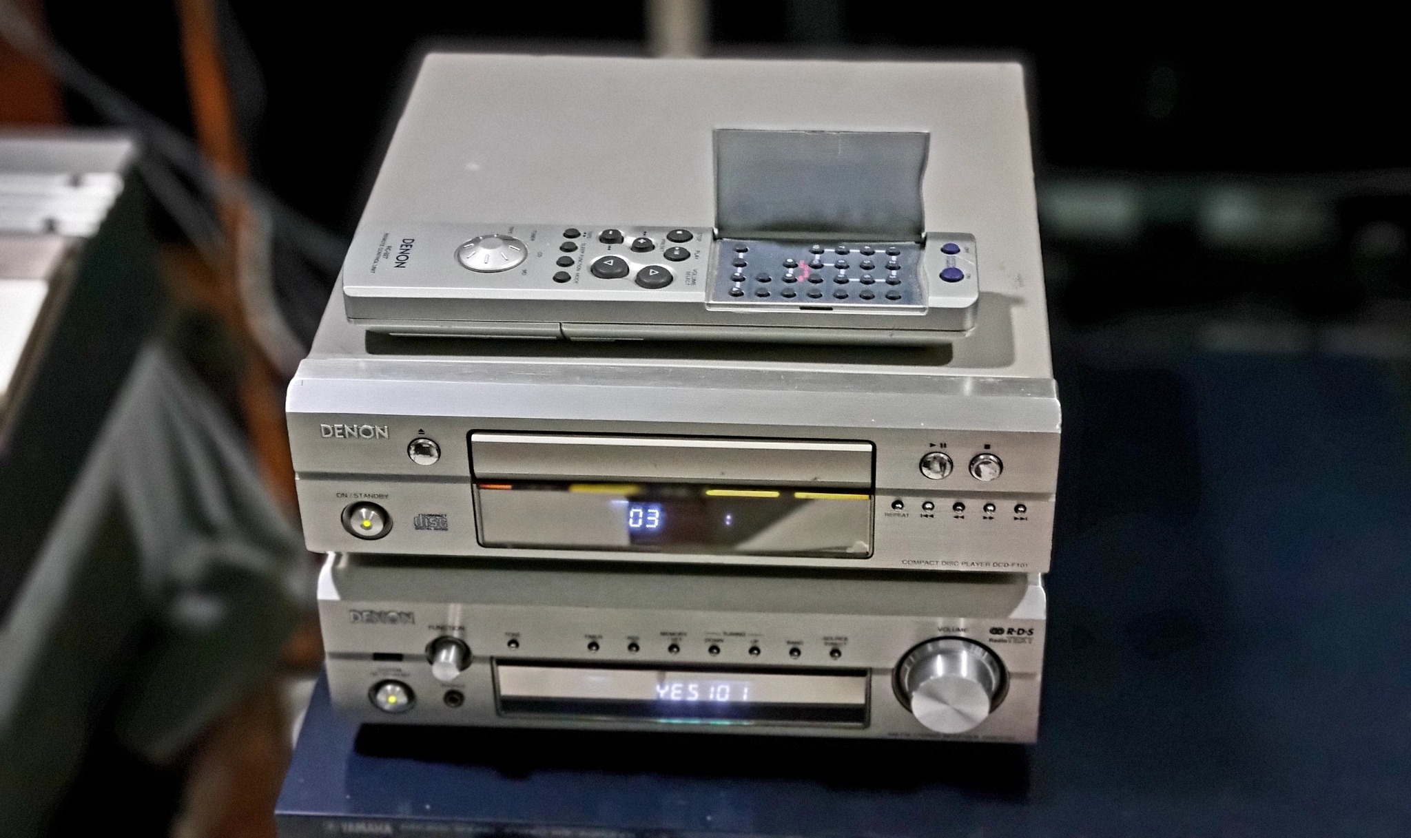 Denon DRA-F101 FM Stereo Receiver. (Phono,CD,DVD,AUX,TAPE,MD, FM