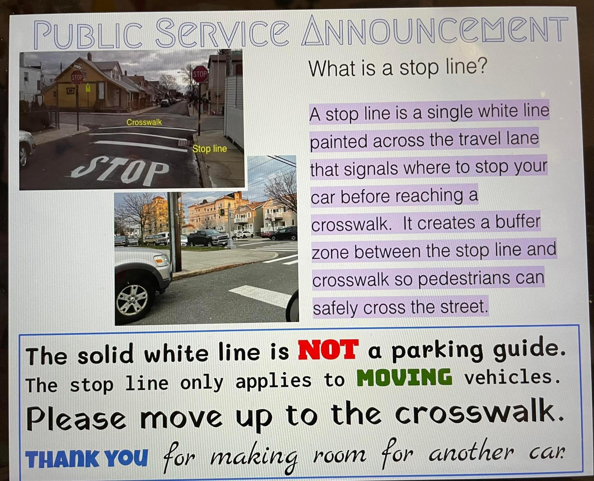 Parking Rules in New York City: Understanding the White Line at 