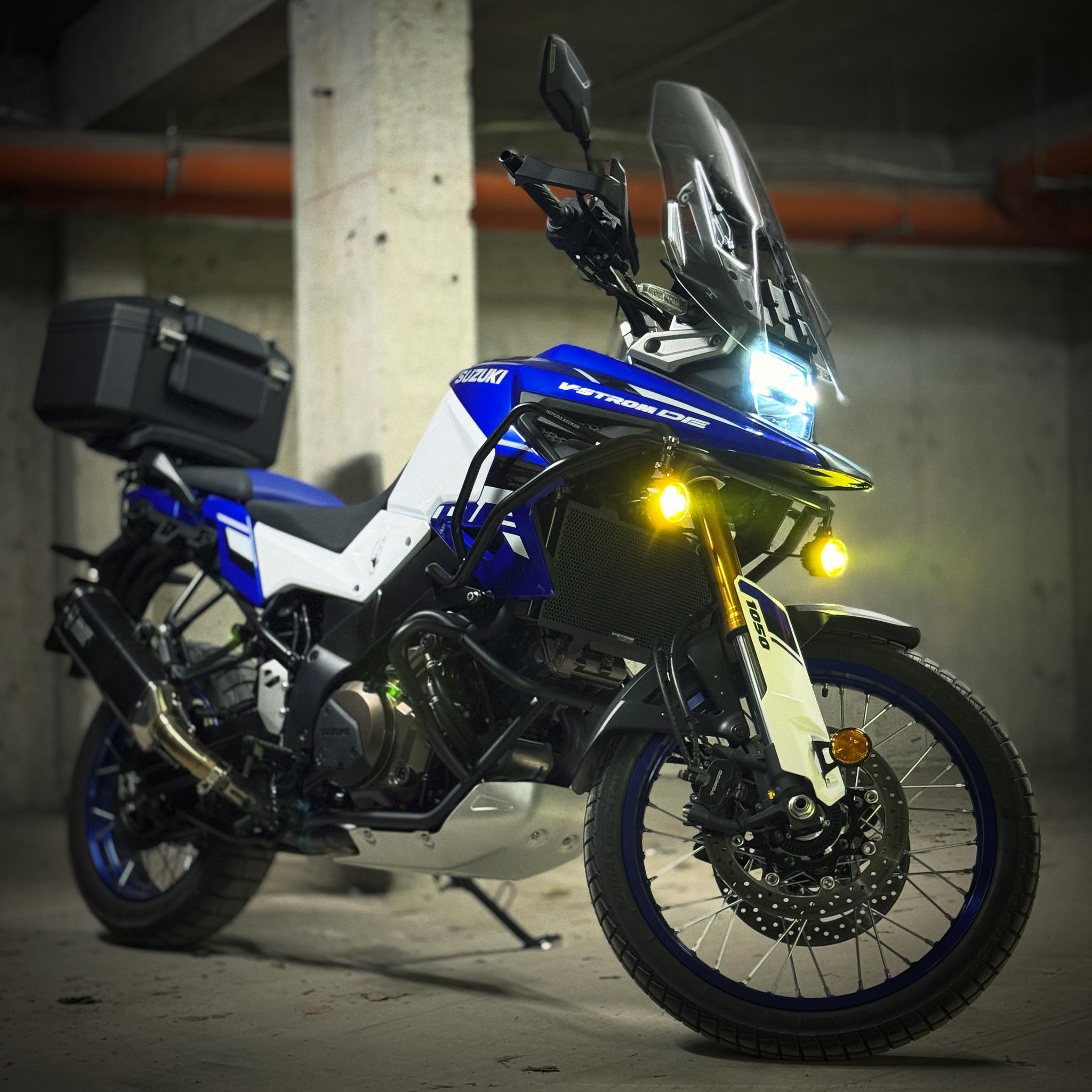 V-Strom 1050DE handlebar riser options