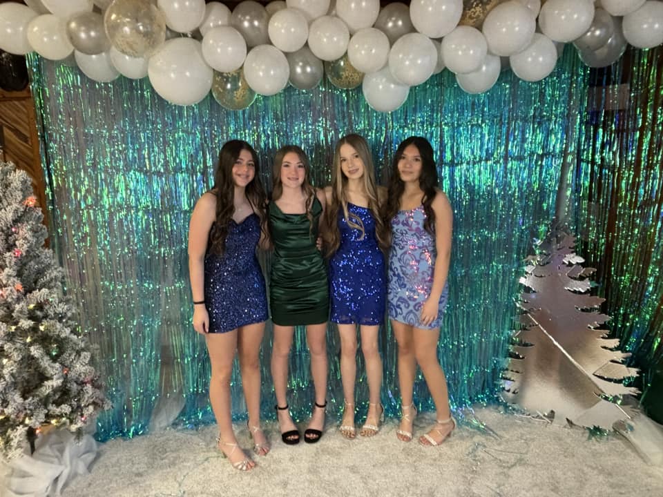 middle school winter formal dresses Our beautiful girls at their for the this afternoon and high school tonight winter formal dresses