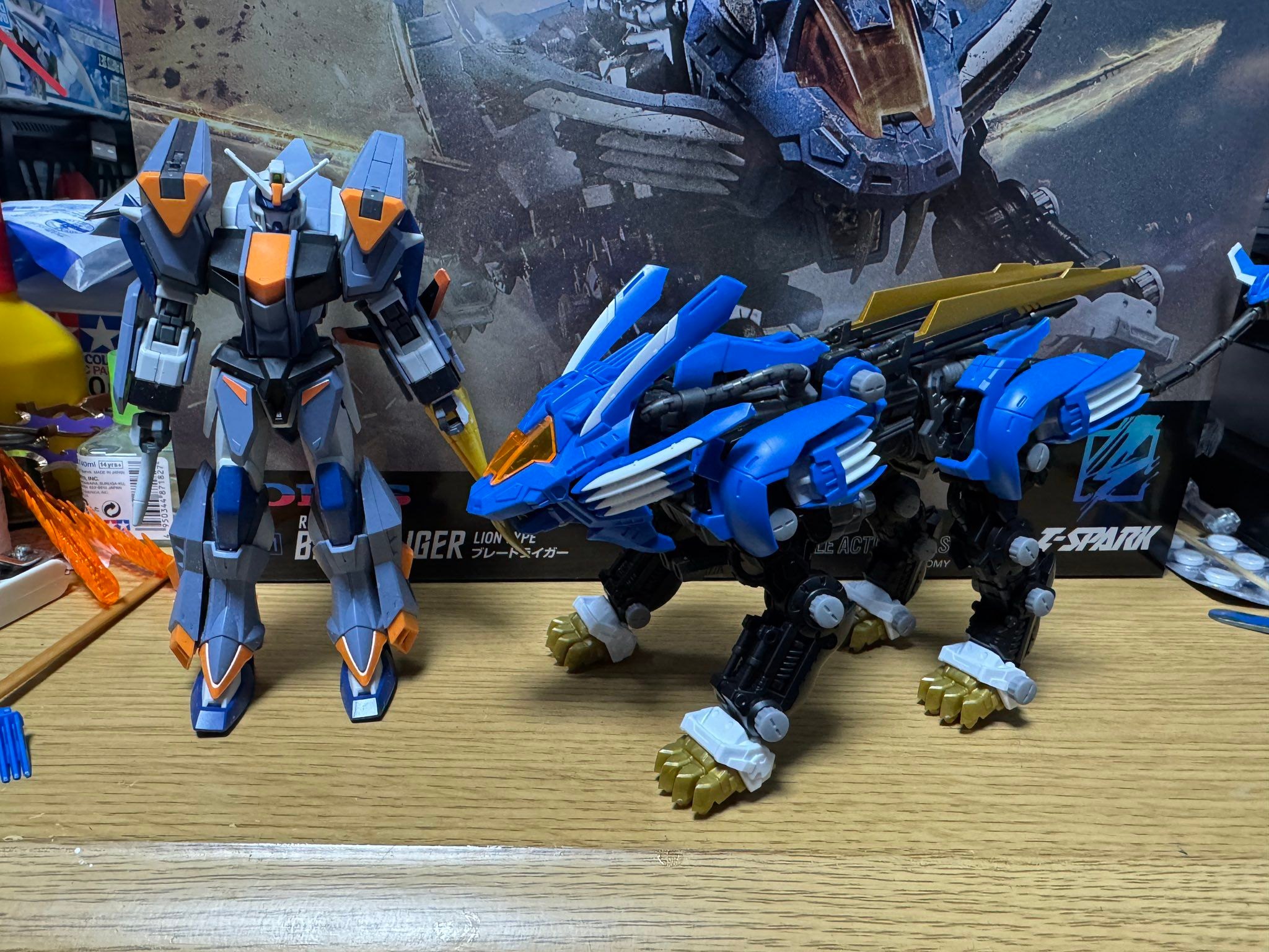 UPDATE P-Bandai RE 1/100 Den'An-Gei size comparison sc: Schizophonic9
