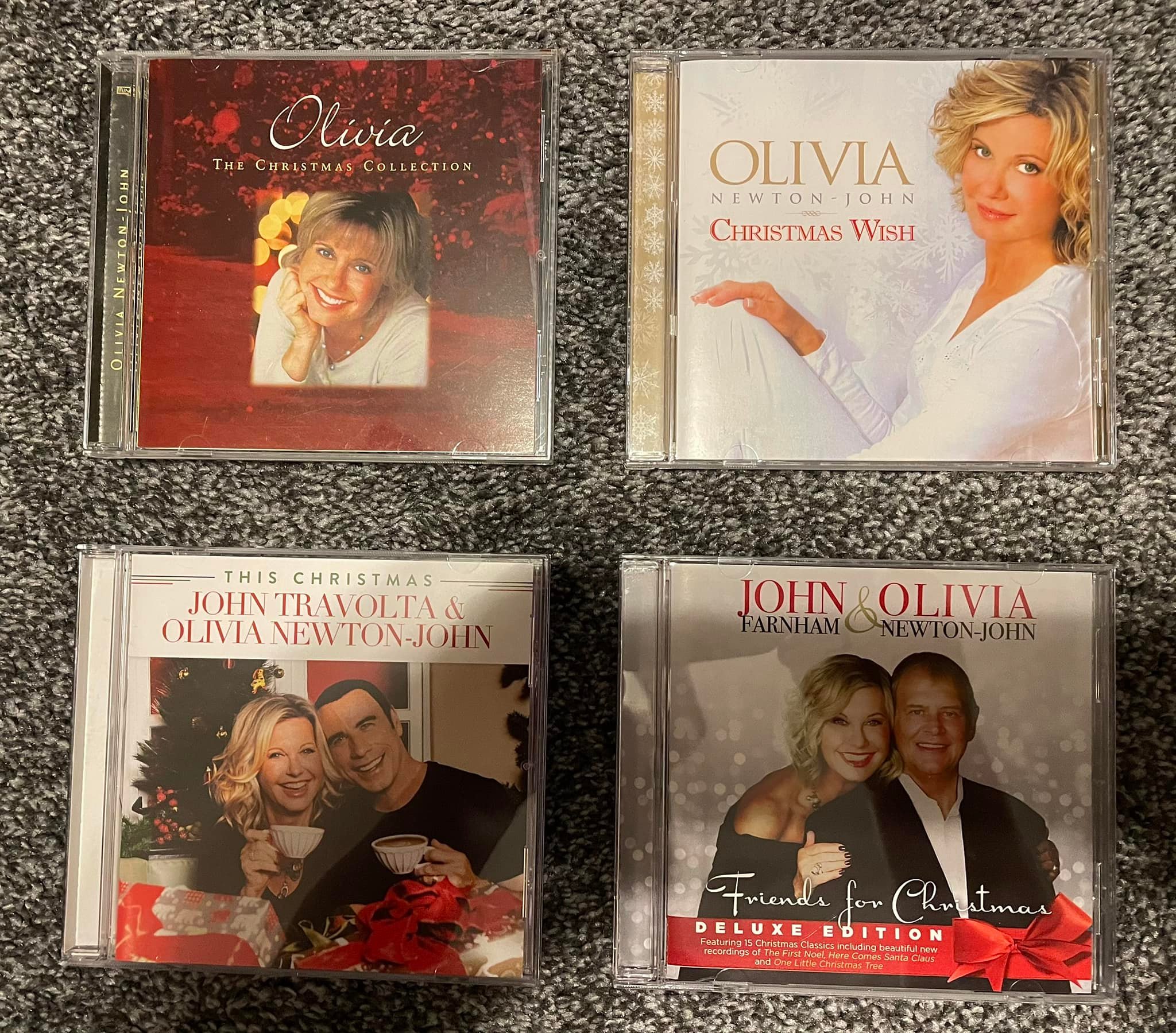 Olivia Christmas song compilation disc list