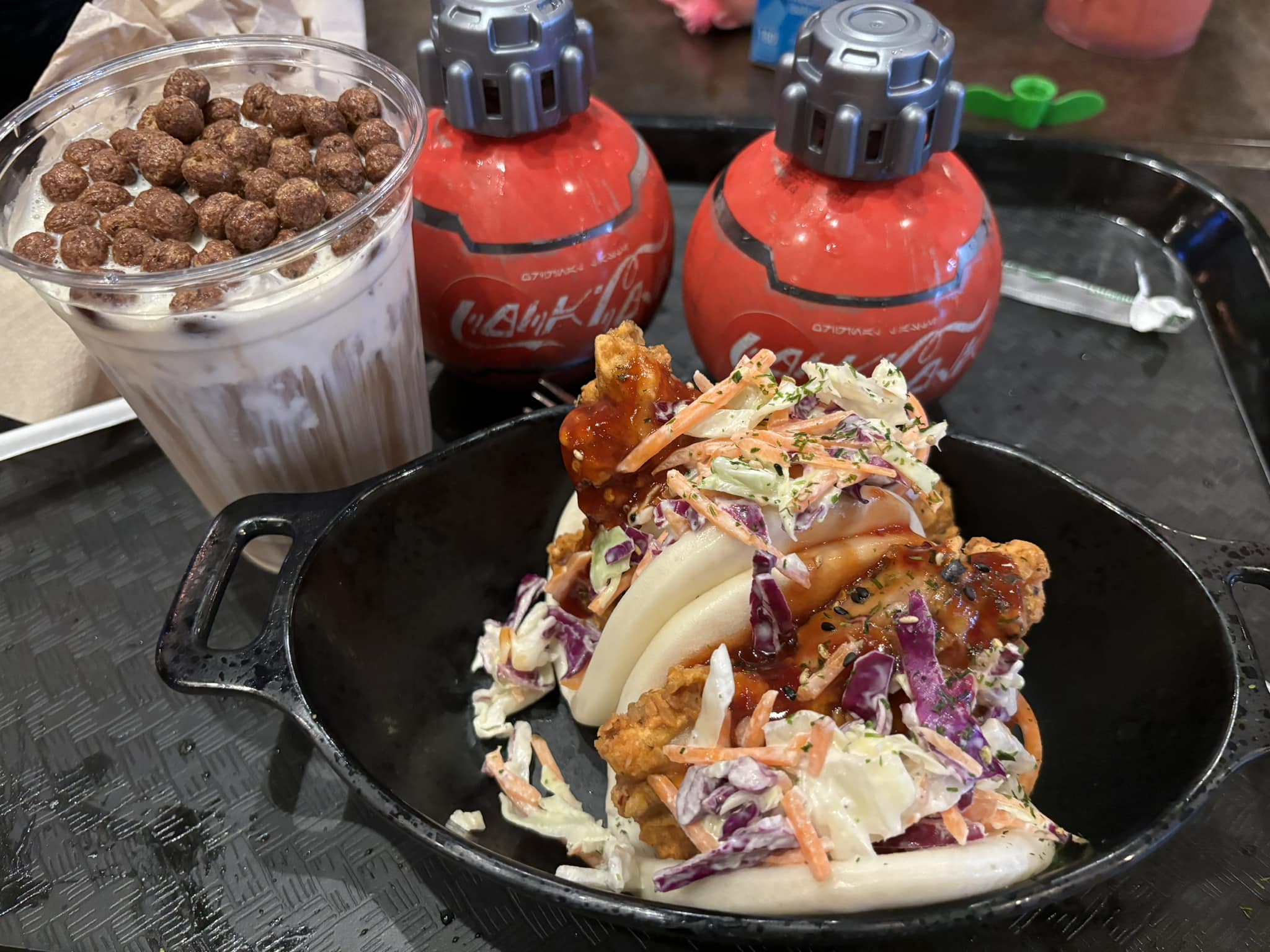 Docking Bay 7 food review: fried chicken baos and cold brew