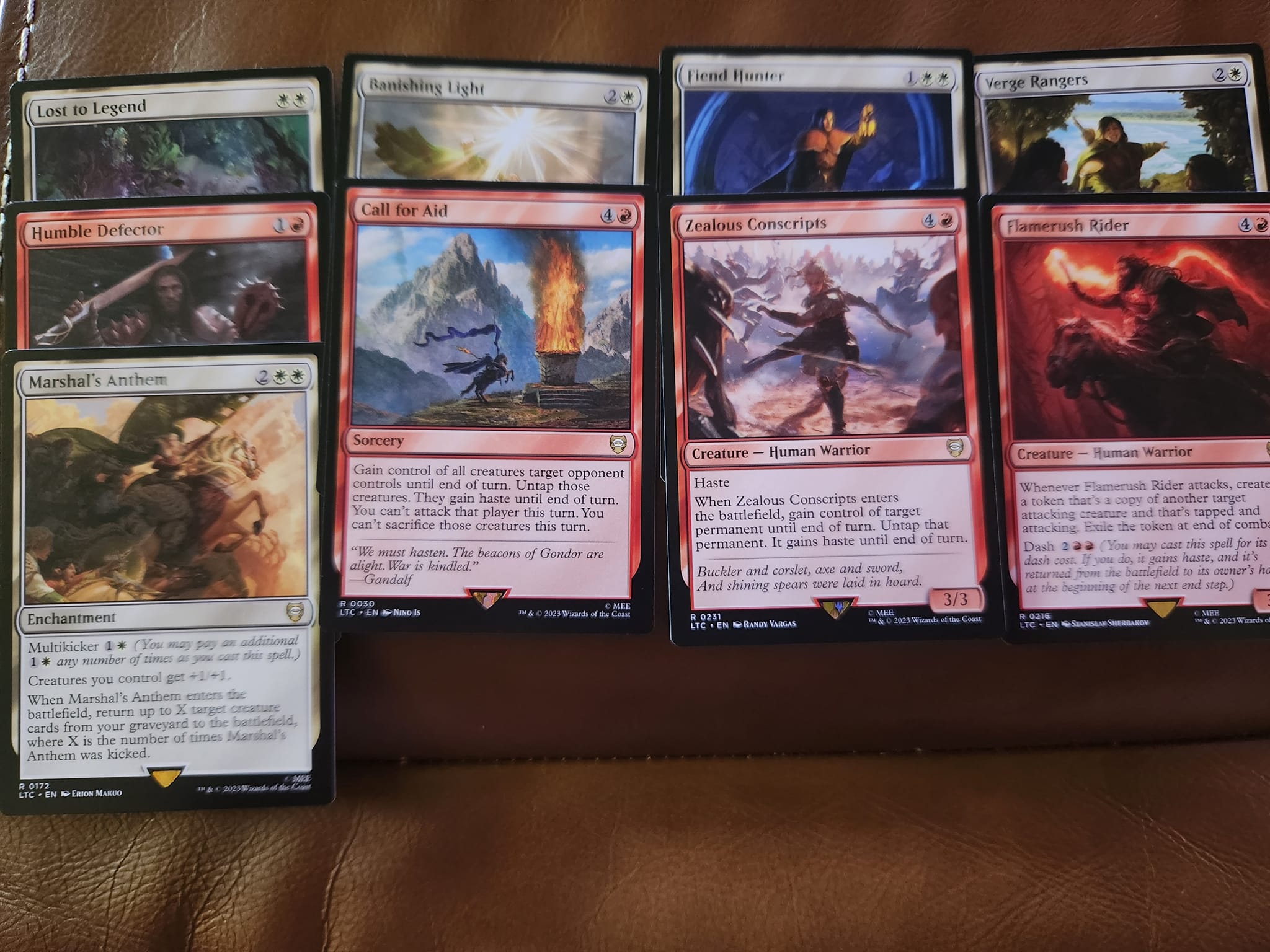 mtg riders of rohan commander deck list owyn, Shieldmaiden - - The Lord of the Rings Etched Display Commander RIDERS OF ROHAN Deck Deconstruction