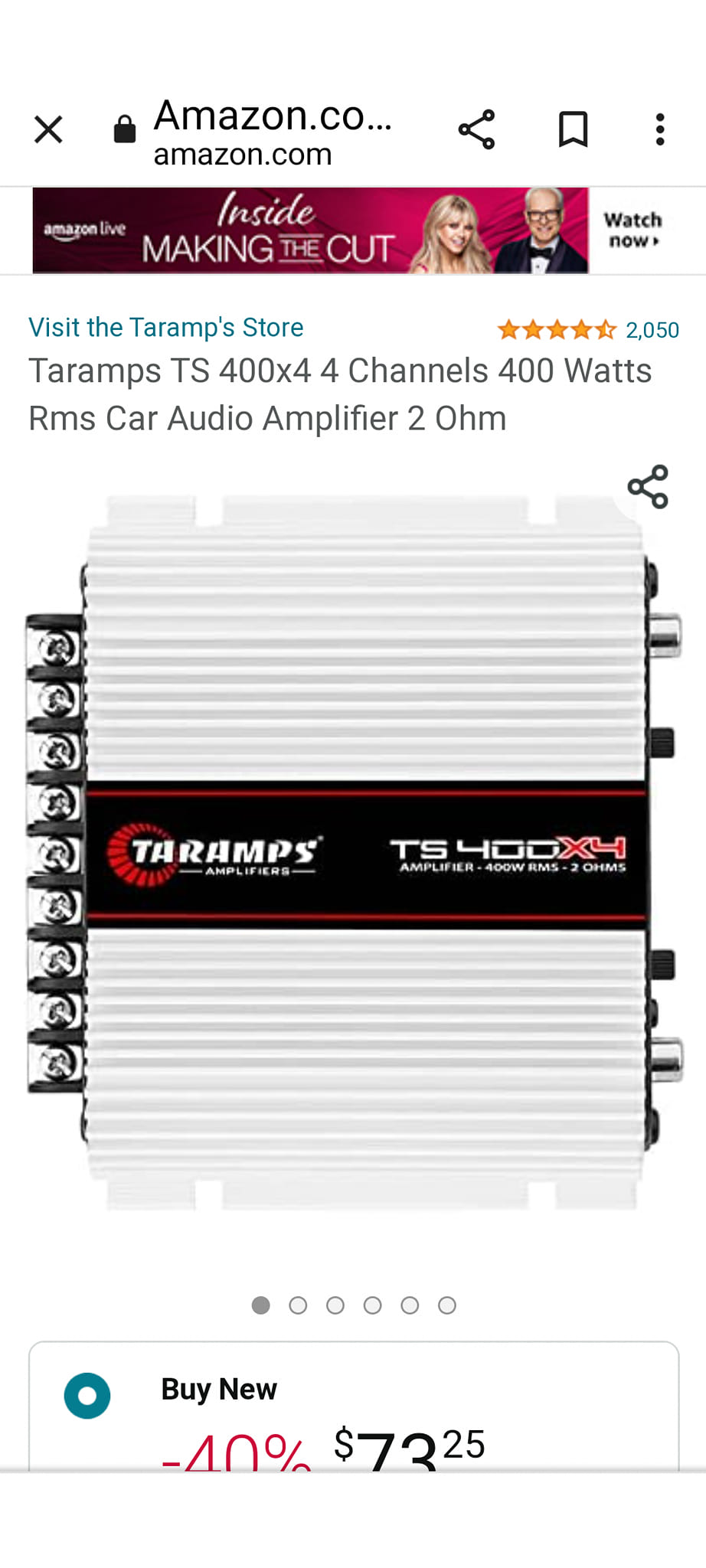 First car audio system since 90's with Taramps amp