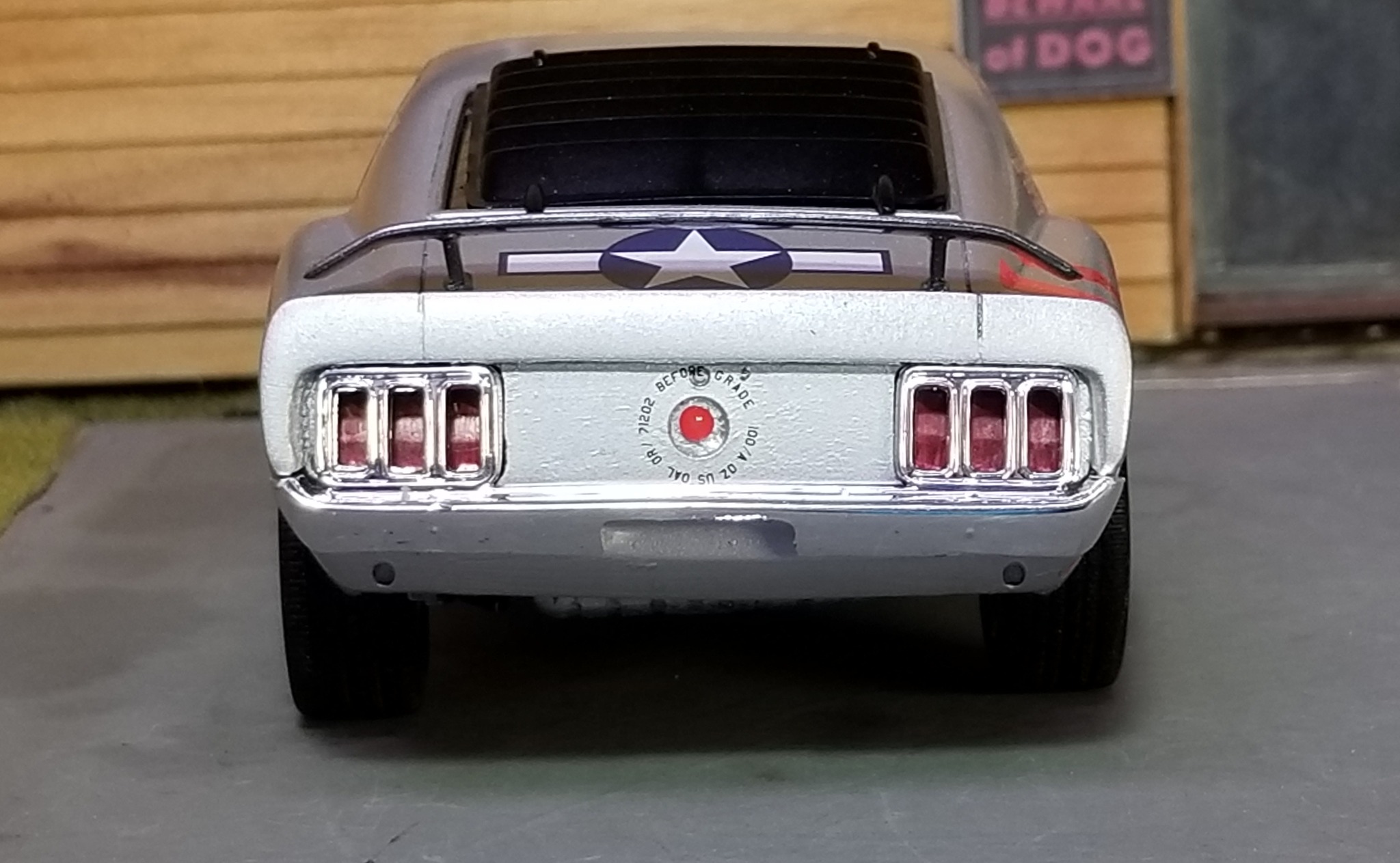 Revell #4 JPS Mustang model car build and details