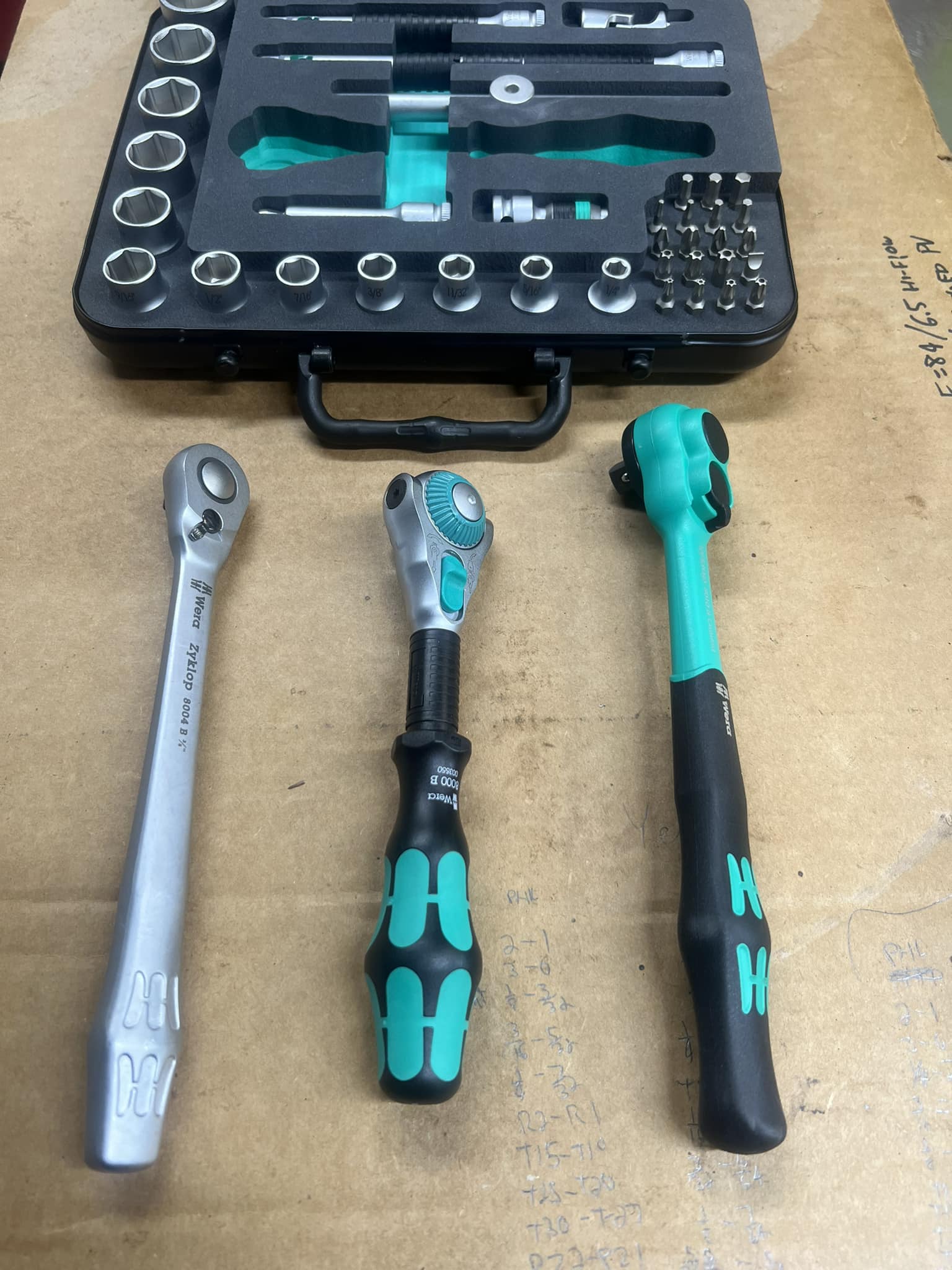 Wera 3/8 drive ratchets comparison and preferences