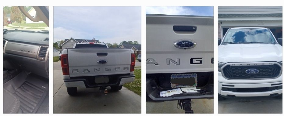 TAILGATE TEXT | Ford Ranger Stripes | Ford Ranger Decals | Ranger Graphics
