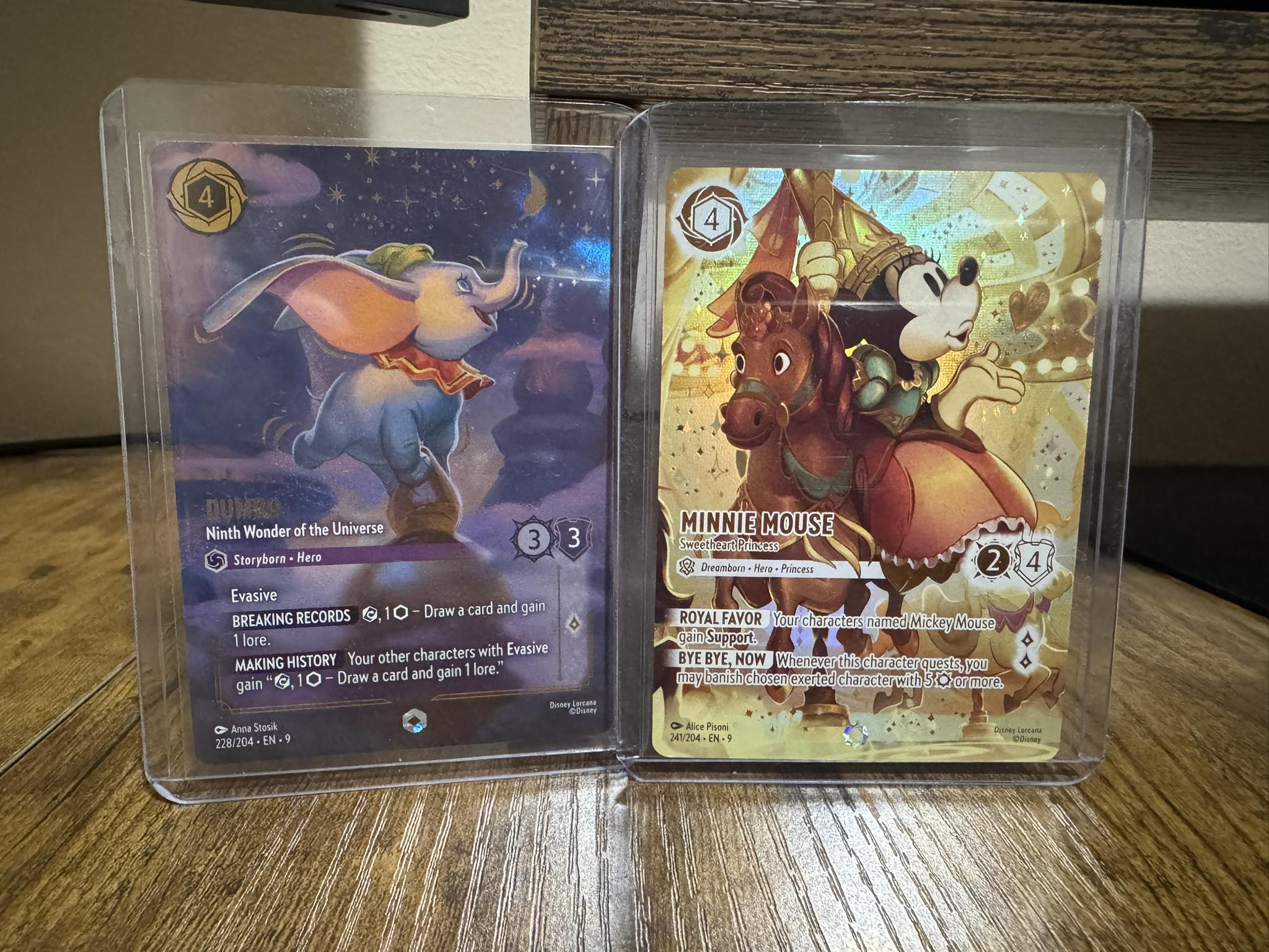 It's kinda hard to tell in the picture, but I pulled a foil Dumbo