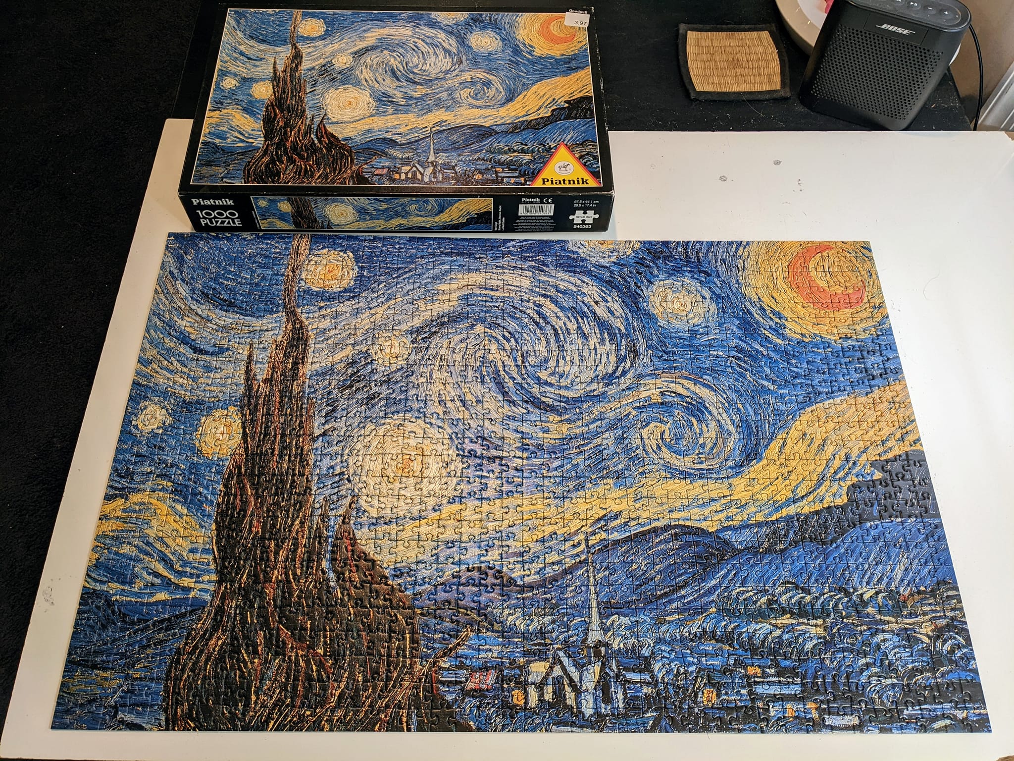 Vincent Van Gogh Café Le Soir Puzzle D'Art 1000 Pièces-Fabriqué En