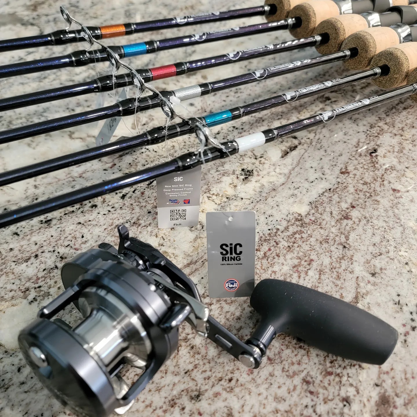 Topwater lure on yamaga blanks blue current 72 TZ Nano jig special