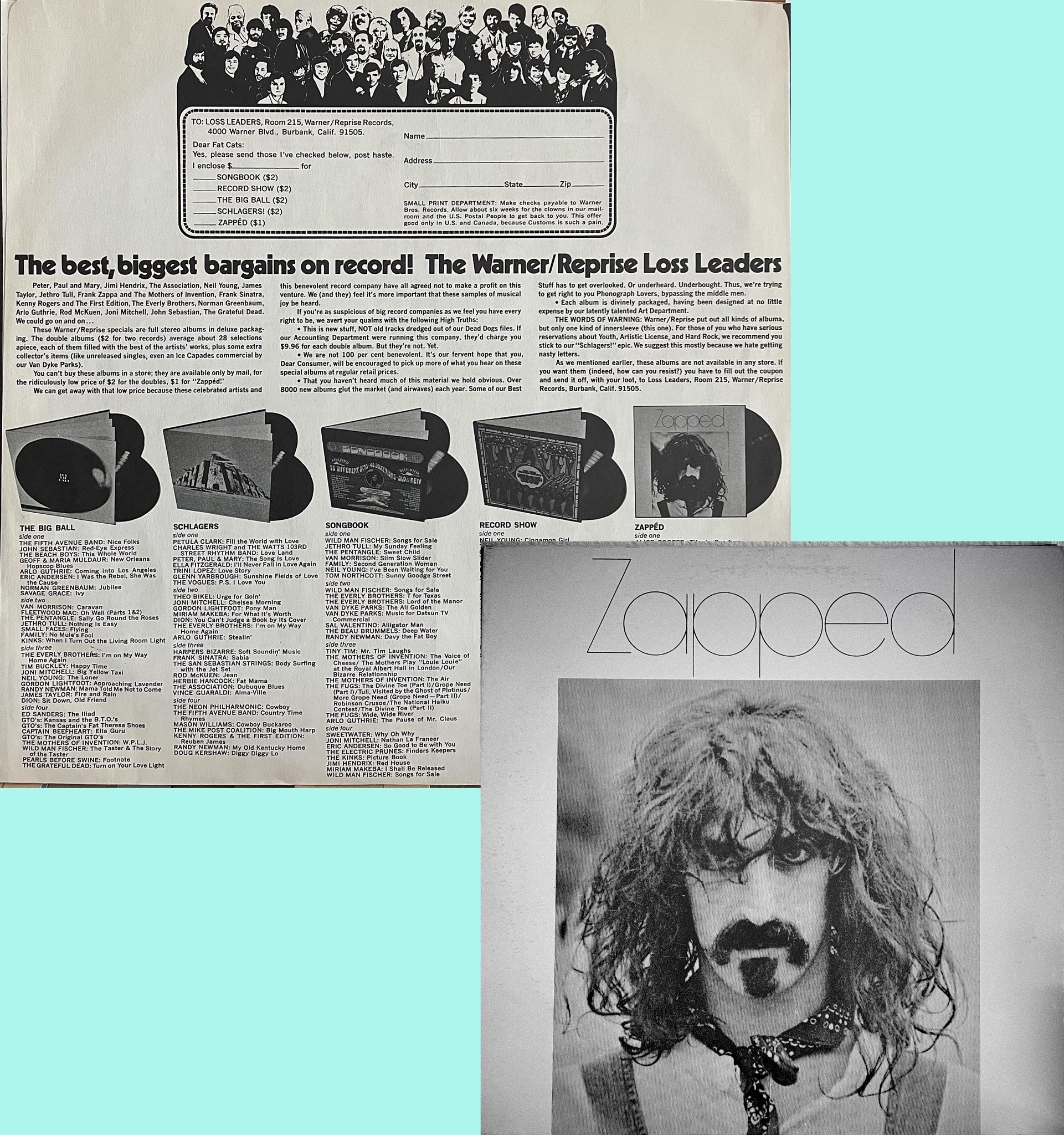 Warner/Reprise loss leader album with Judy Henske and Lord Buckley