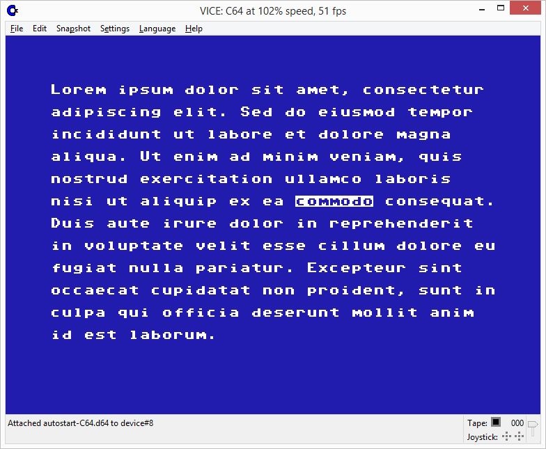 C64 BASIC trick: Injecting data into listings over 256 bytes