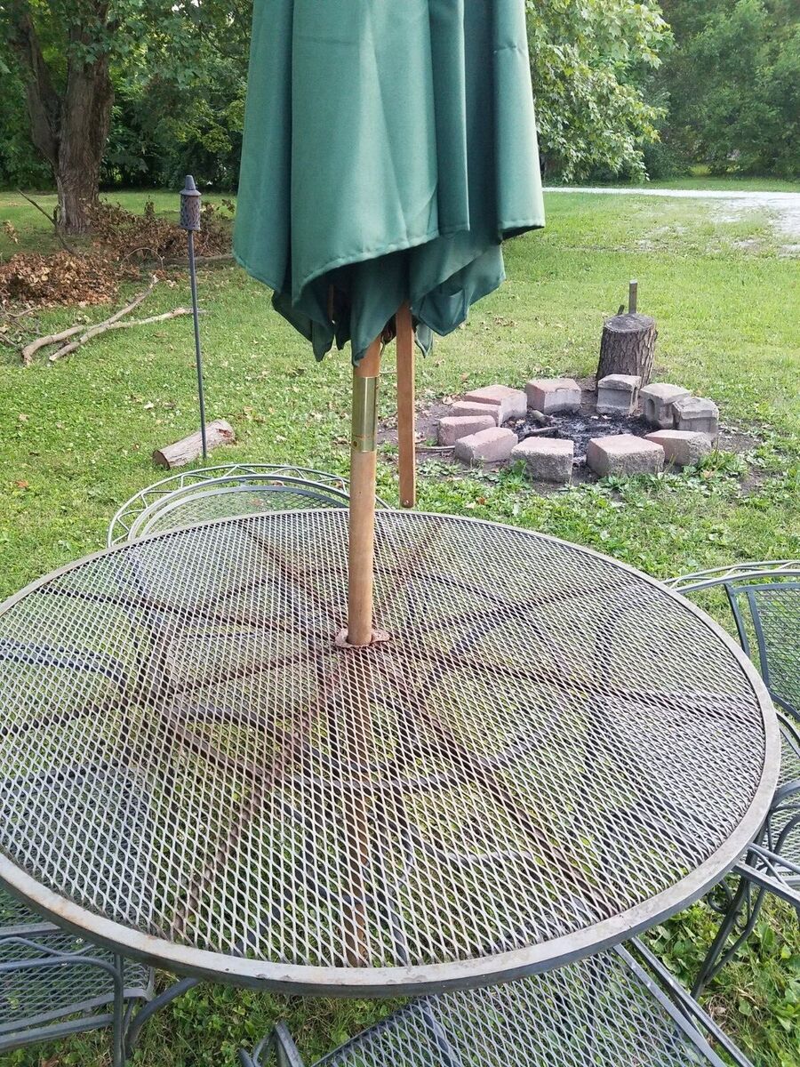 14ft patio umbrella Treasure Garden 13-ft Outdoor with Lux Lighting, Octago 13 x 10ft Solar Color:Grass 2022carryover sided market umbrella —