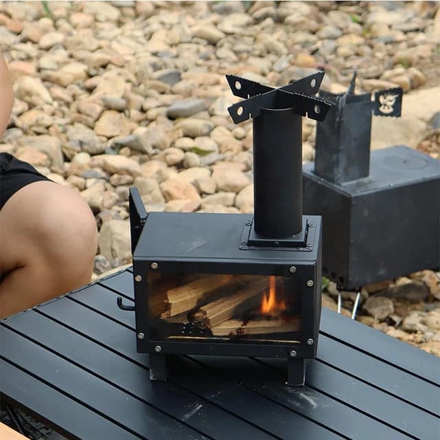 Cabilock Casserole De Camping Ultra-légère Avec Poignée Antidérapante Et Pince Chaude Pour Barbecue Pique- Outil D'extérieur
