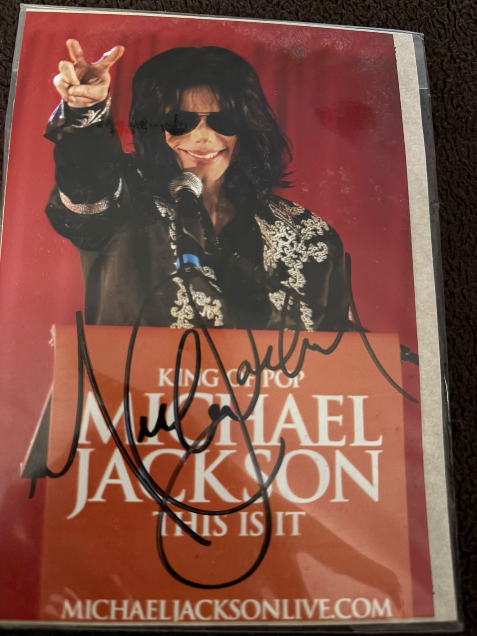 Authentic hand write of Michael Jackson and John Lennon 01/99
