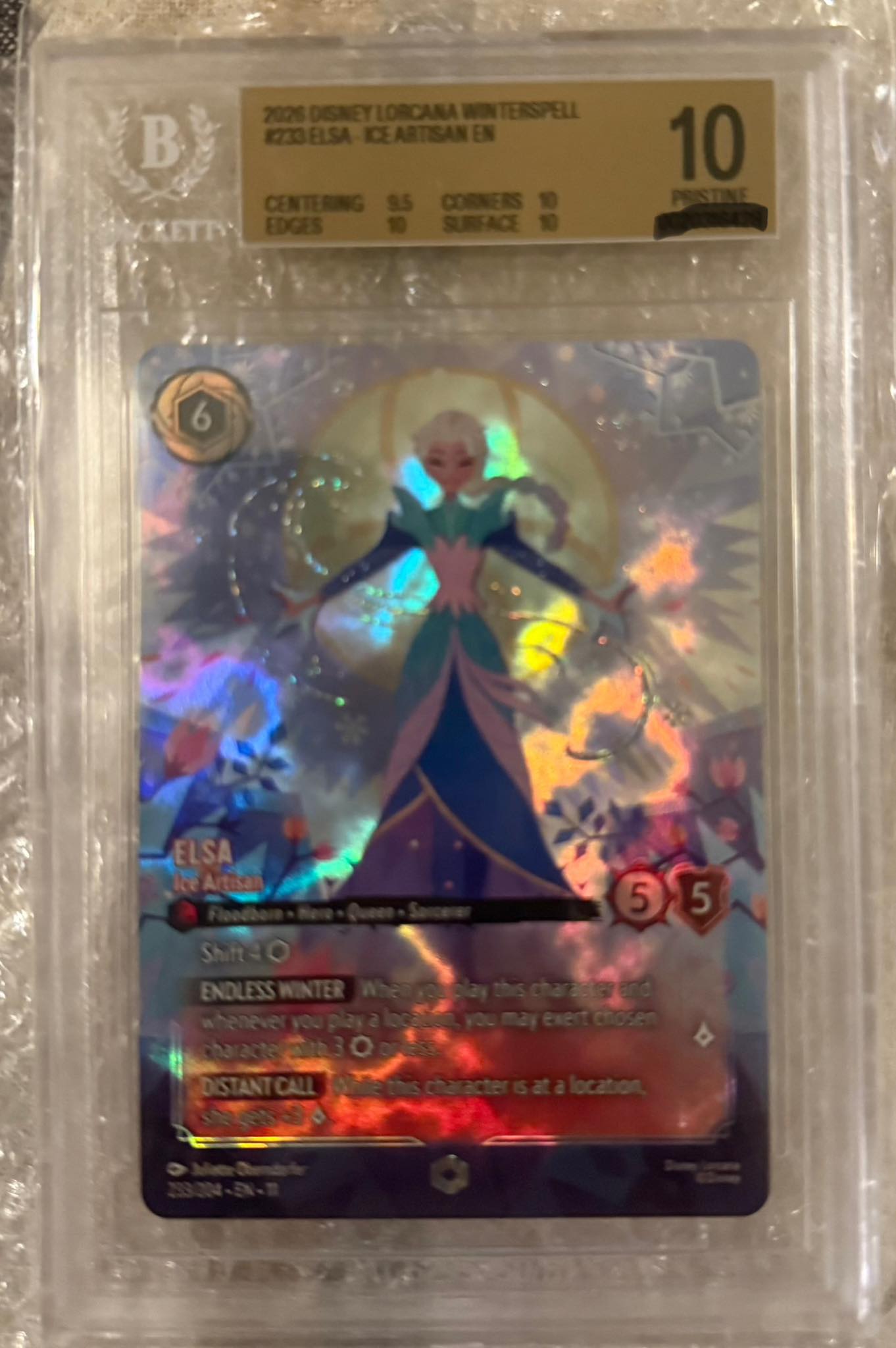 lorcana elsa card price Amazon.com: Ravensburger Disney TCG: Gift Box – 5 Booster Packs, The Fifth Spirit Promo & Storage Box for 252 Cards | Trading Card Game & Disney Collectible Spirit of Winter Ink Type What is the value of