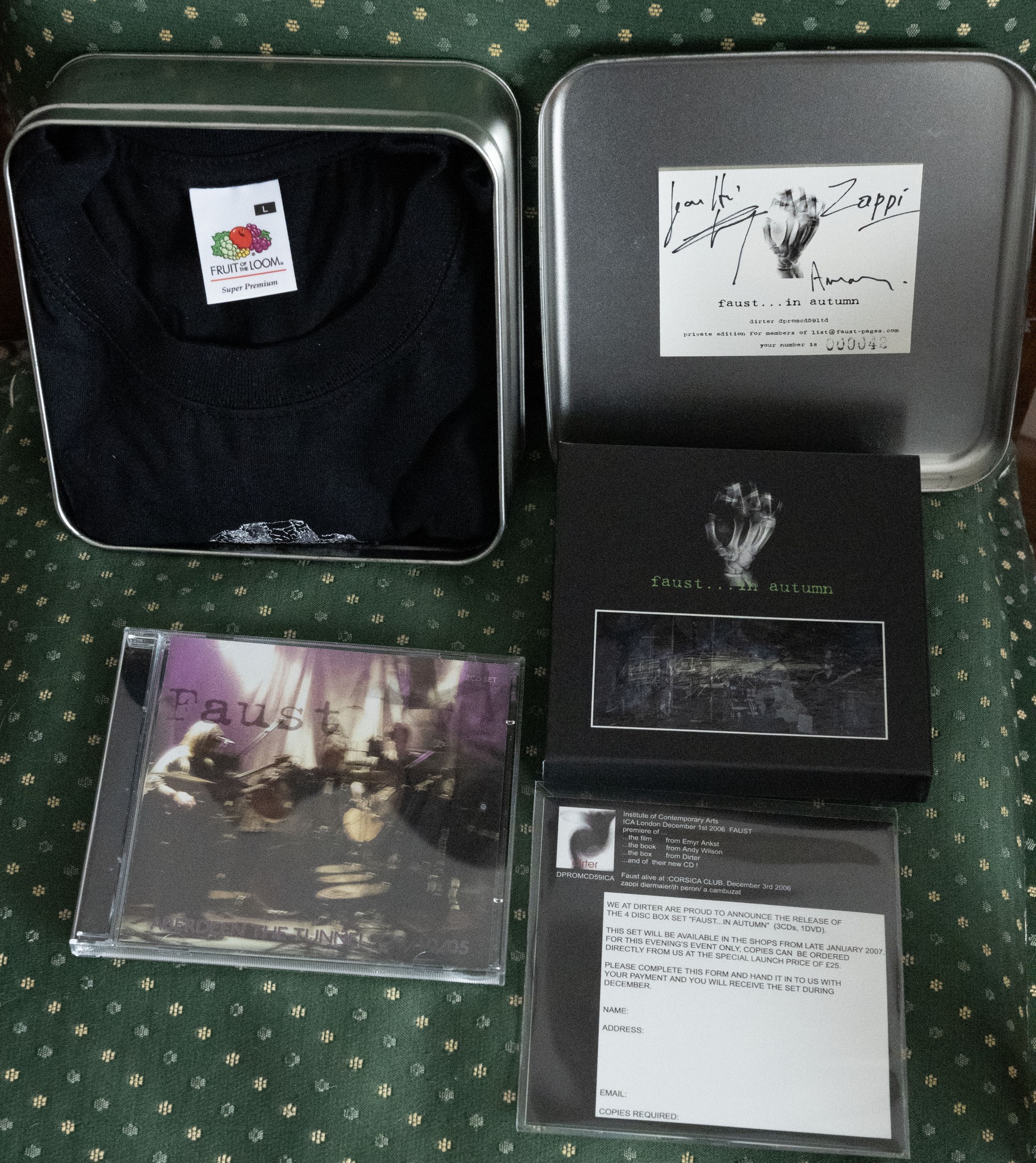 Faust In Autumn. Limited Edition (Only 100 ex) for The Faust 