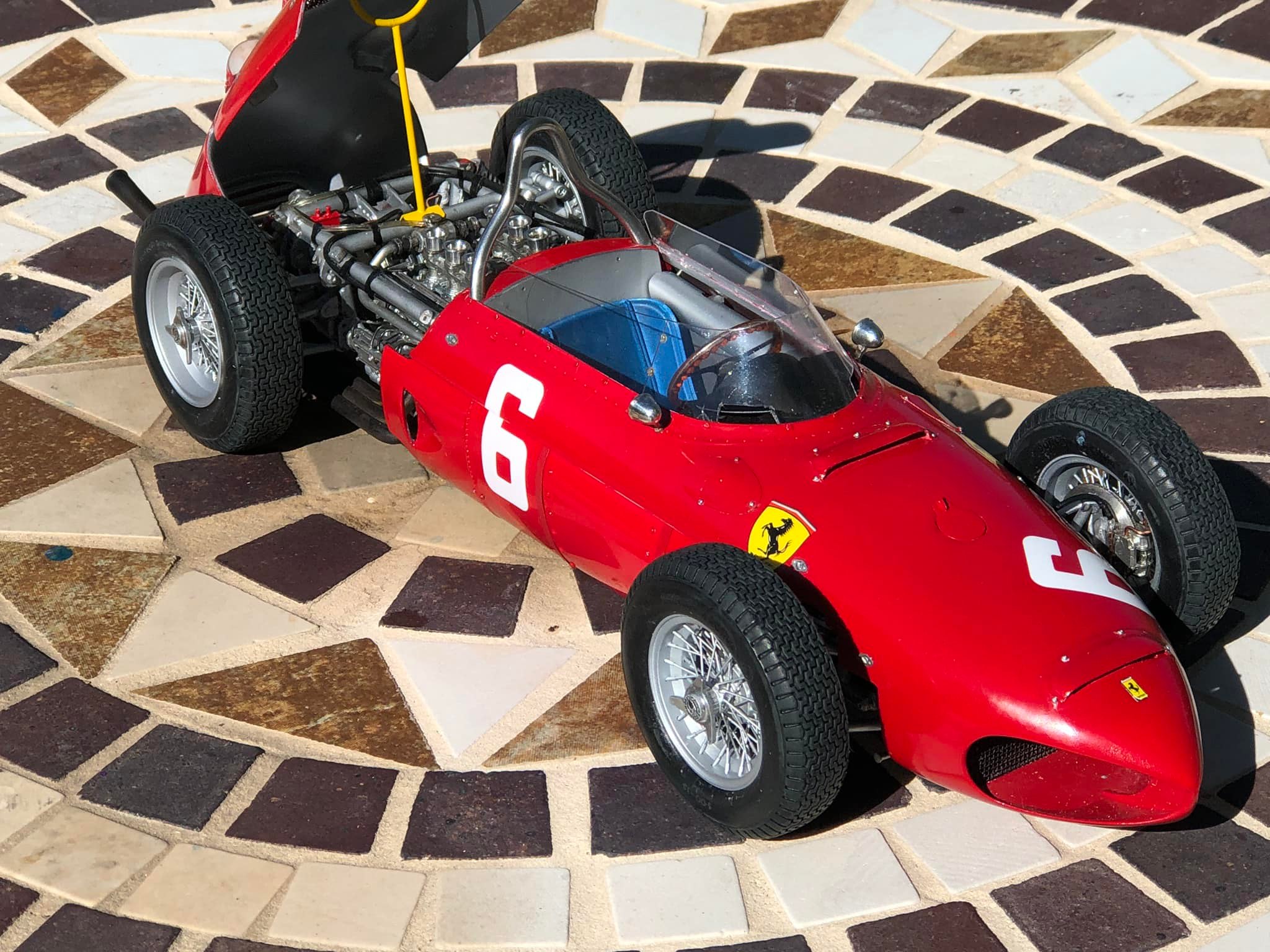 This is the 1/12 Model Factory Hiro Ferrari 156 Sharknose. It was